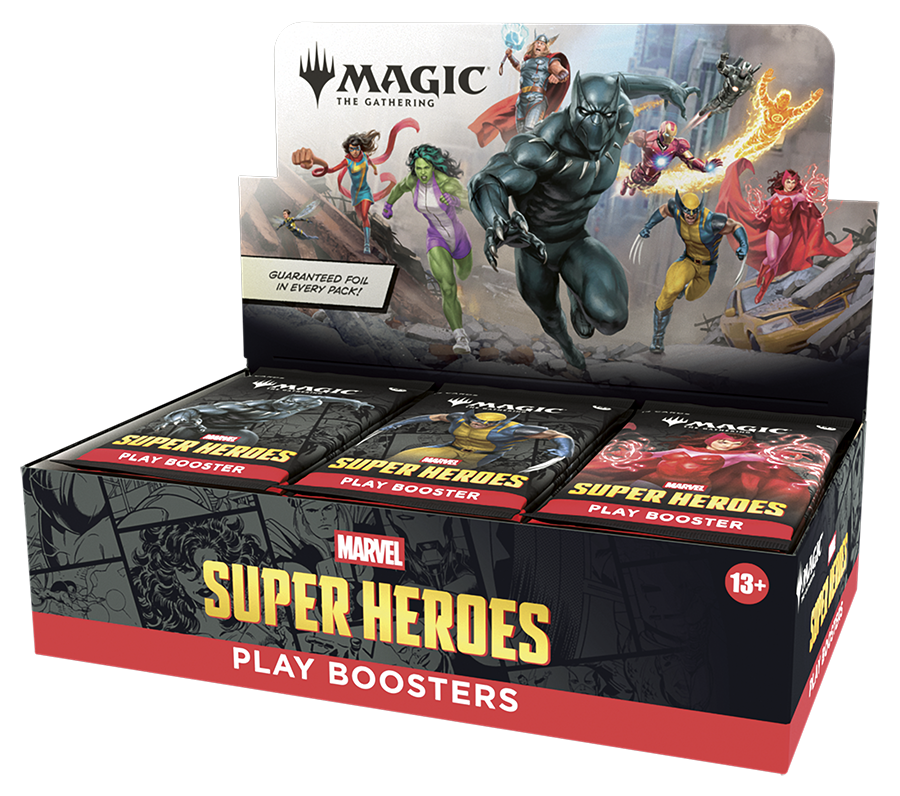Marvel Super Heroes Play Booster Box — cara 1 de 2