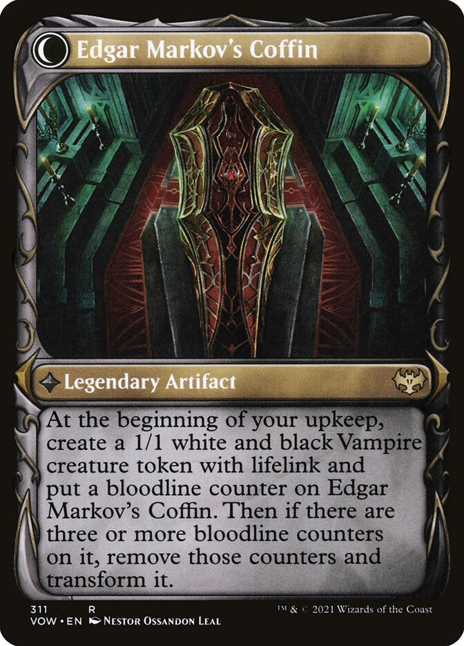 Edgar, Charmed Groom // Edgar Markov's Coffin (VOW) (311) / Showcase — cara 2 de 2