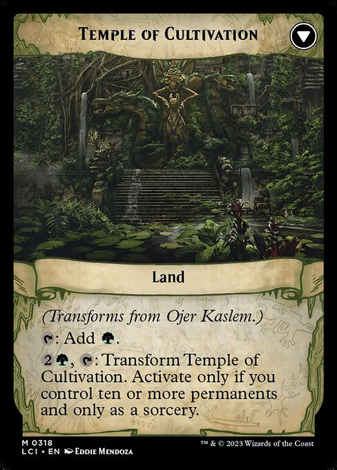 Ojer Kaslem, Deepest Growth // Temple of Cultivation (lci) / Showcase — cara 2 de 2
