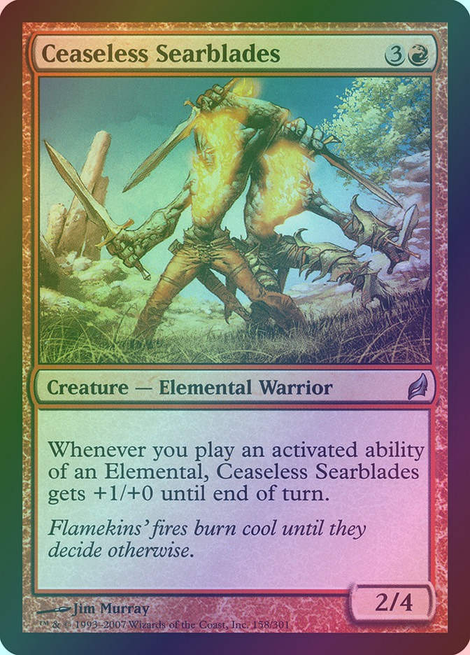 Ceaseless Searblades (LRW) (158) / Foil