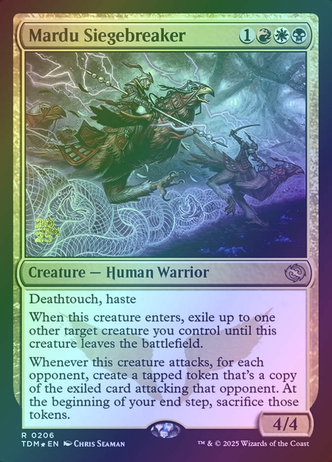 Mardu Siegebreaker (PTDM) (206s) / Foil