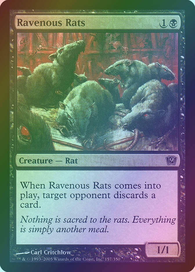 Ravenous Rats (9ED) (157★) / Foil