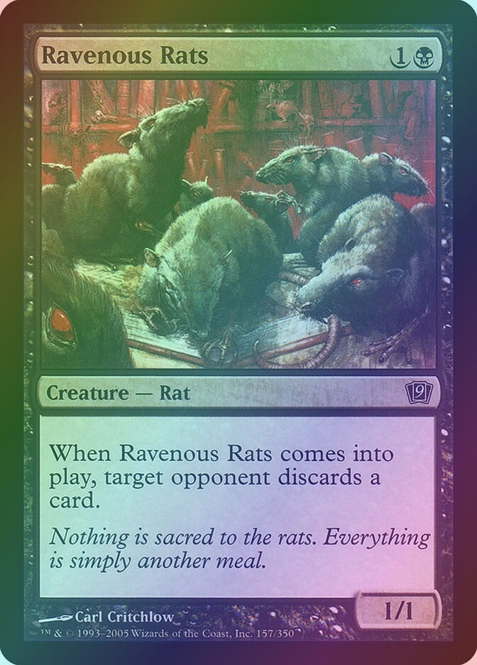 Ravenous Rats (9ED) (157★) / Foil