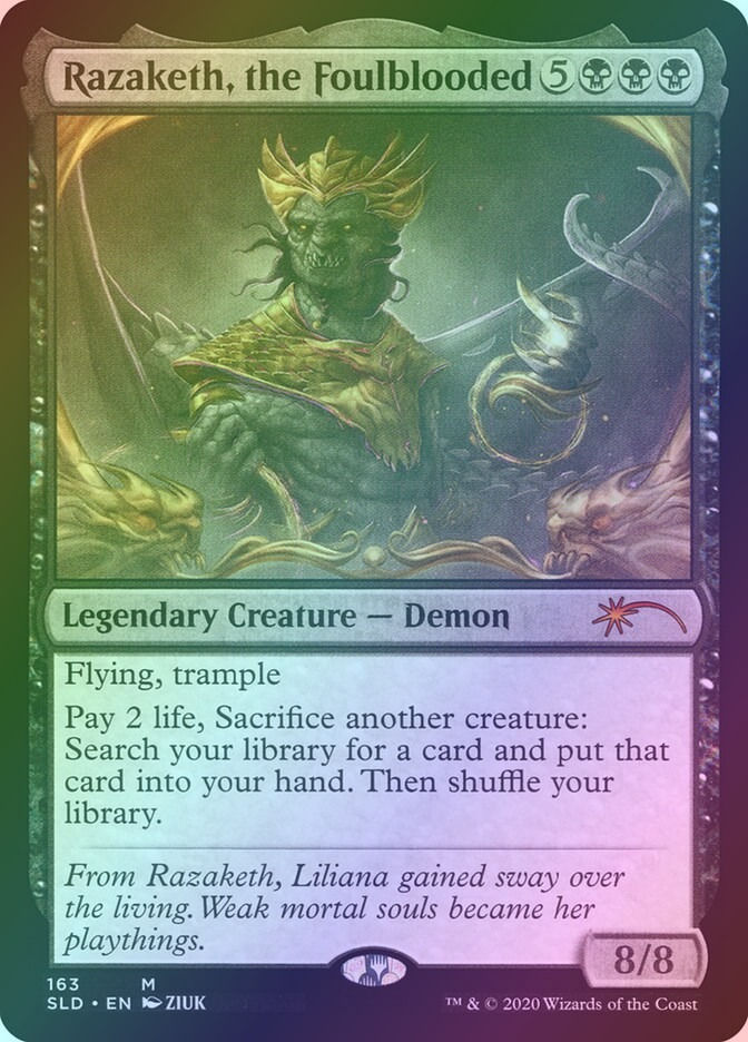 Razaketh, the Foulblooded (SLD) (163) / Foil