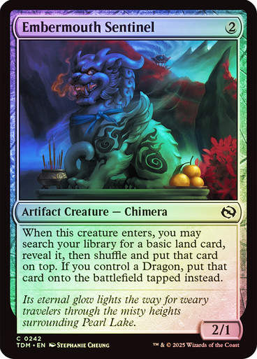 Embermouth Sentinel (TDM) (242) / Foil