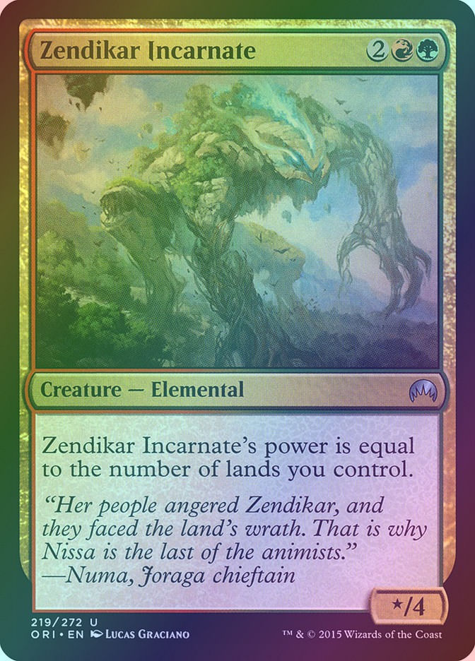 Zendikar Incarnate (ORI) (219) / Foil
