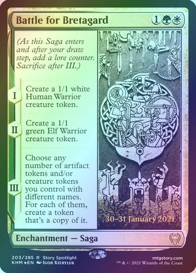 Battle for Bretagard (PKHM) (203s) / Foil