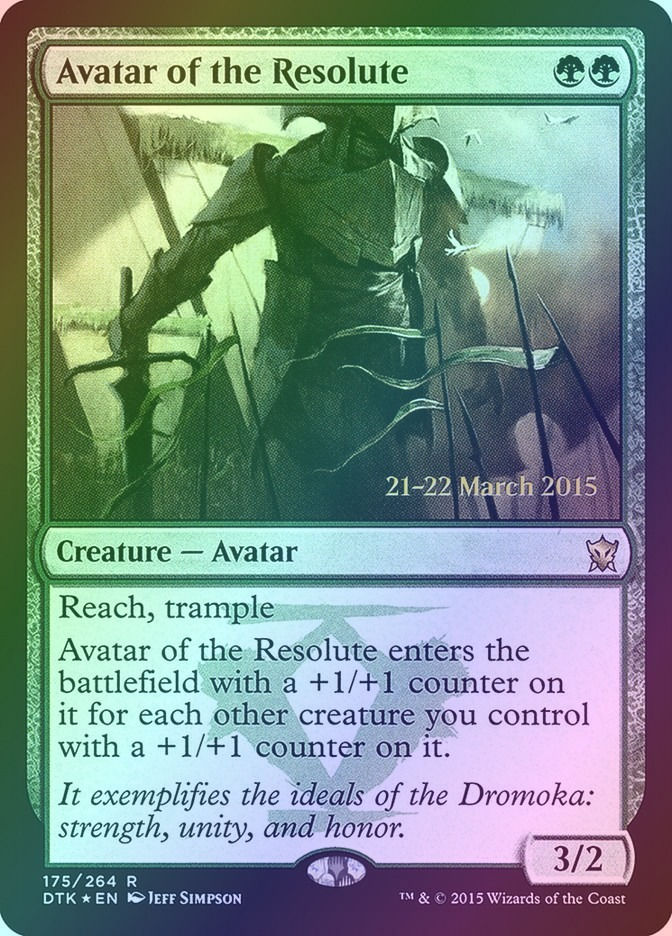 Avatar of the Resolute (PDTK) (175s) / Foil
