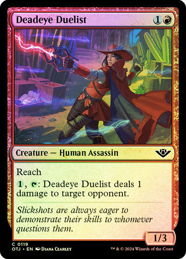 Deadeye Duelist (otj) (119) / Foil