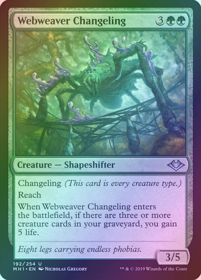 Webweaver Changeling (MH1) (192) / Foil