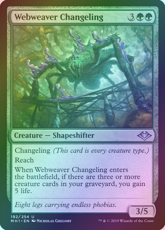Webweaver Changeling (MH1) (192) / Foil