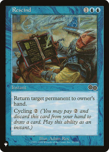 Rescind (PLST) (USG-92)