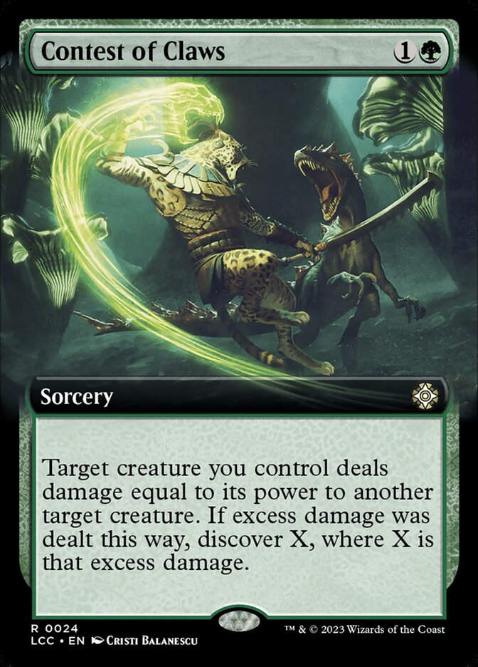 Contest of Claws (LCC) (24) / Extended Art