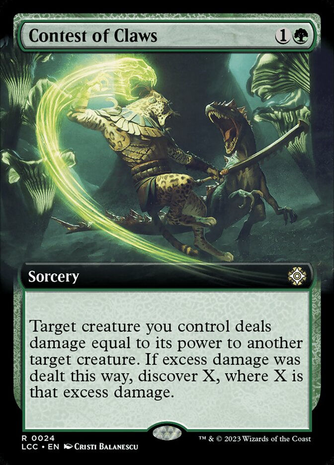 Contest of Claws (LCC) (24) / Extended Art