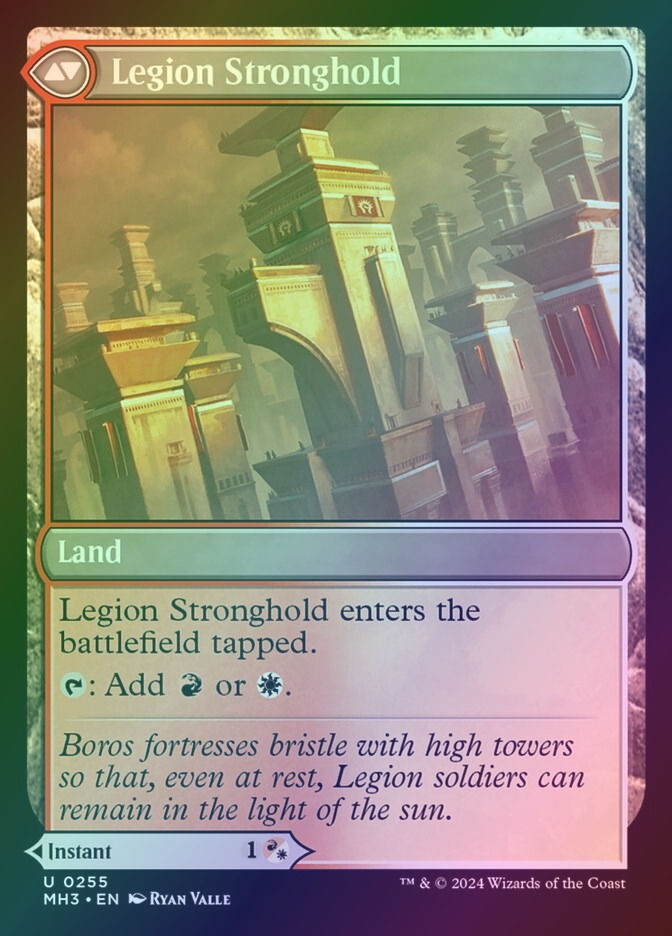 Legion Leadership // Legion Stronghold (MH3) (255) / Foil — cara 2 de 2