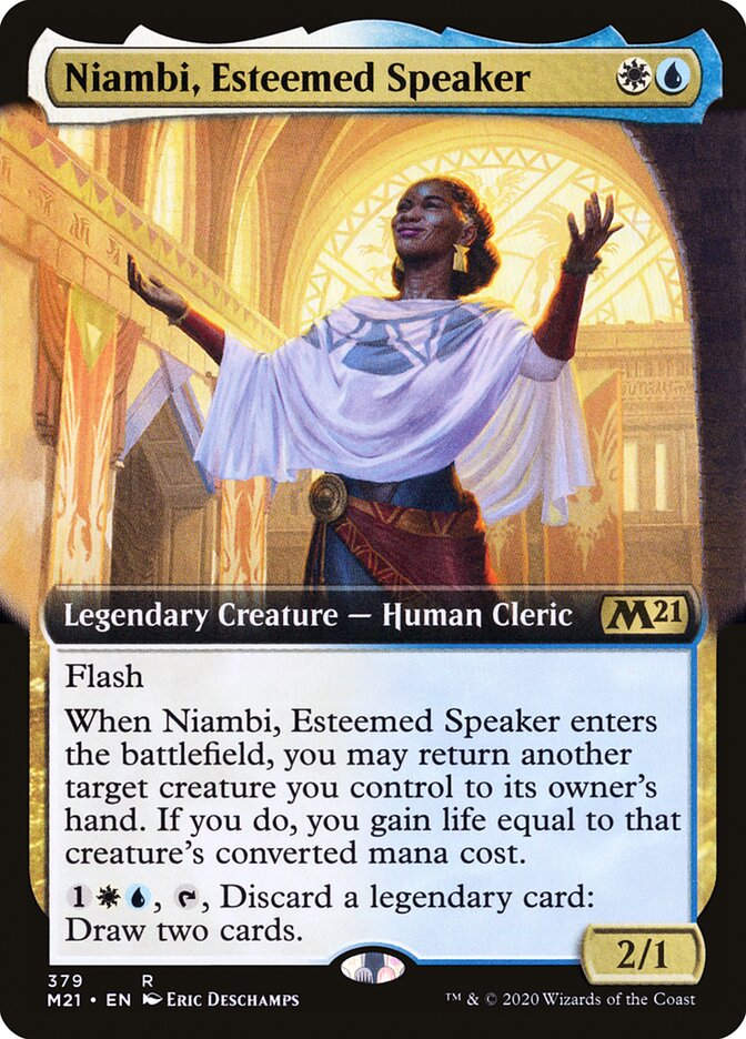Niambi, Esteemed Speaker (M21) (379) / Extended Art