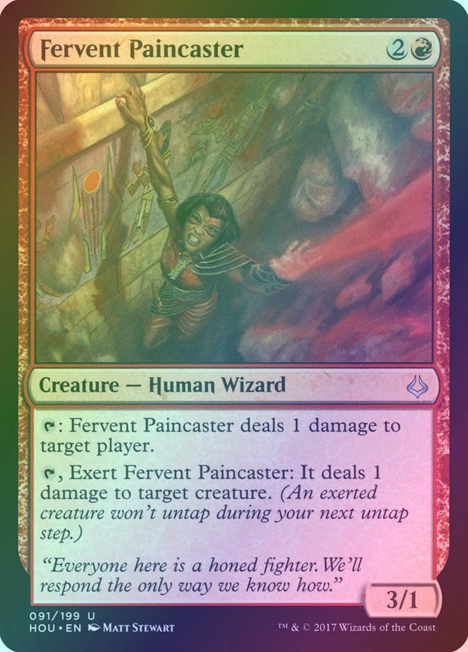 Fervent Paincaster (HOU) (91) / Foil