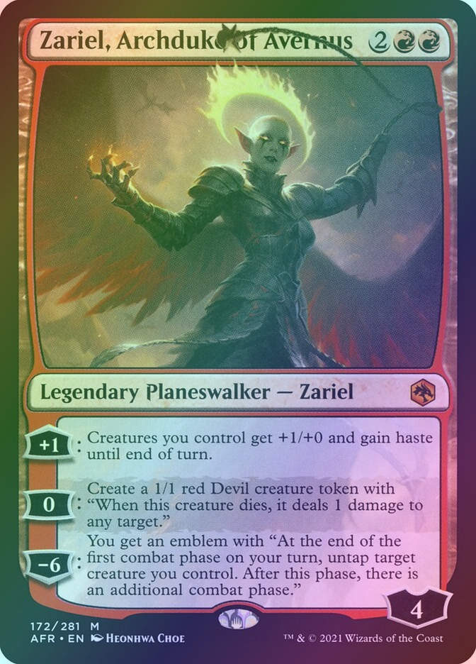 Zariel, Archduke of Avernus (AFR) (172) / Foil