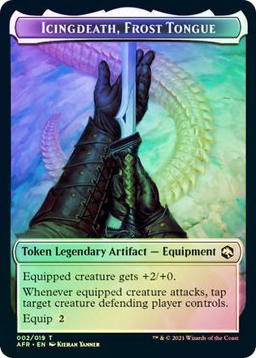 Token (Devil // Icingdeath, Frost Tongue) (TAFR) / Foil — cara 2 de 2