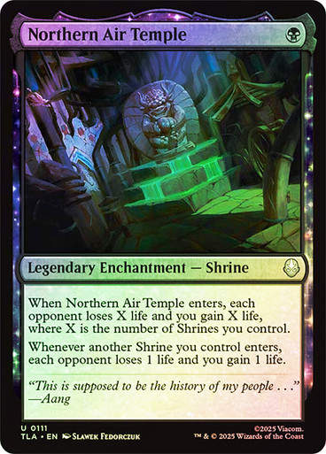 Northern Air Temple (TLA) (111) / Foil