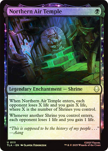 Northern Air Temple (TLA) (111) / Foil