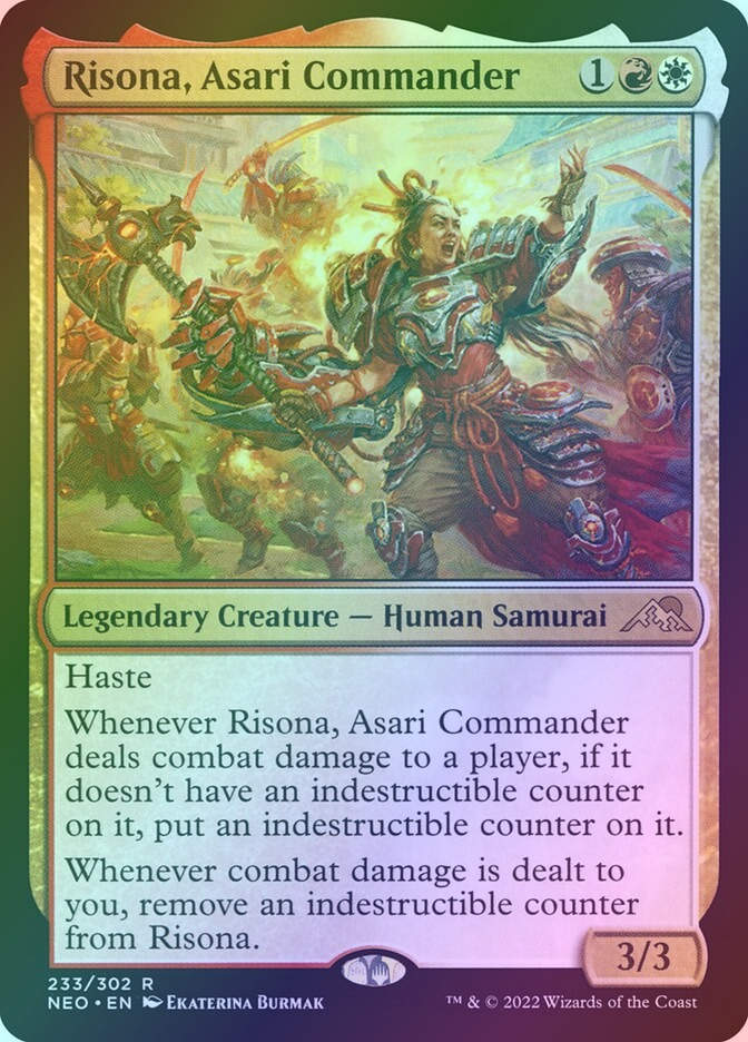 Risona, Asari Commander (NEO) (233) / Foil