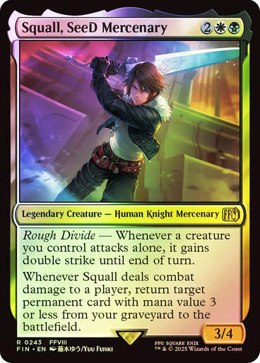 Squall, SeeD Mercenary (FIN) (243) / Foil