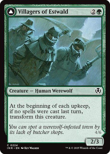 Villagers of Estwald // Howlpack of Estwald (INR) (224) — cara 1 de 2