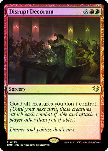 Disrupt Decorum (cmm) / Foil