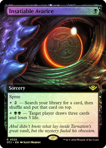 Insatiable Avarice (otj) (325) / Foil Extended