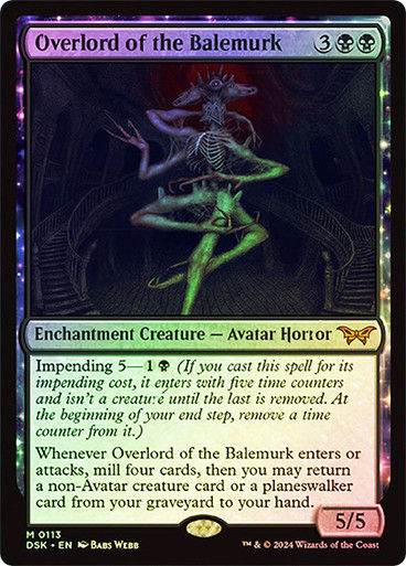 Overlord of the Balemurk (DSK) (113) / Foil