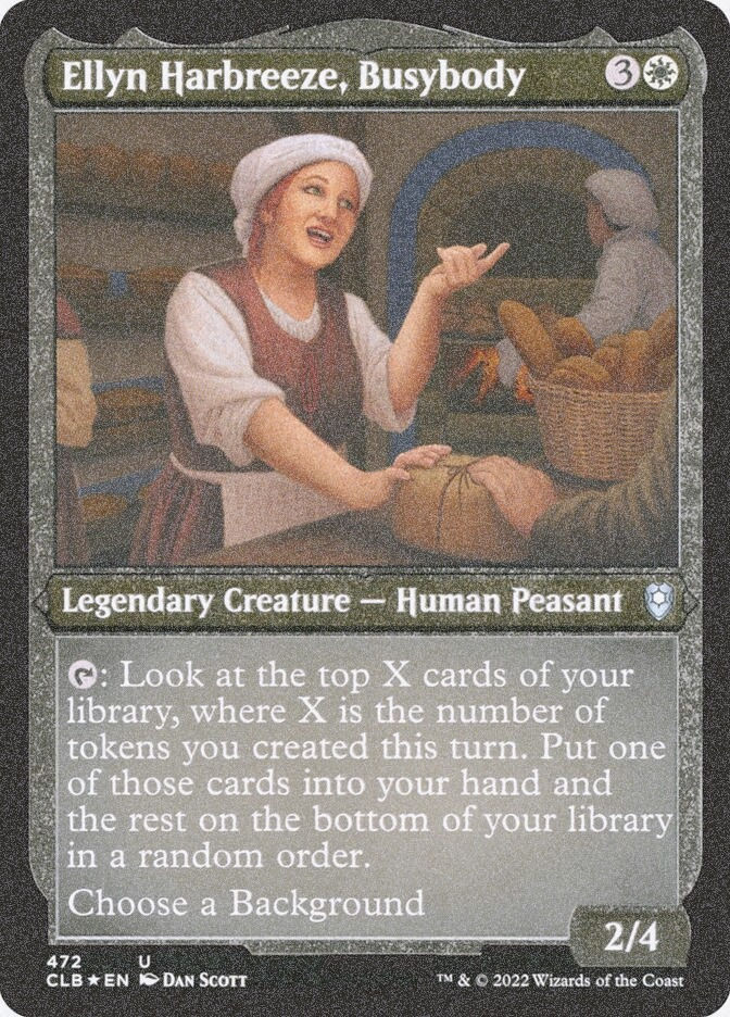 Ellyn Harbreeze, Busybody (CLB) (472) / Foil Etched