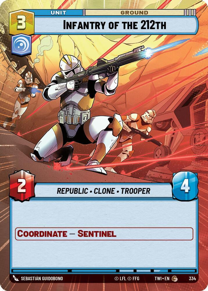 Infantry of the 212th (Hyperspace) (TWI) (334) / Foil