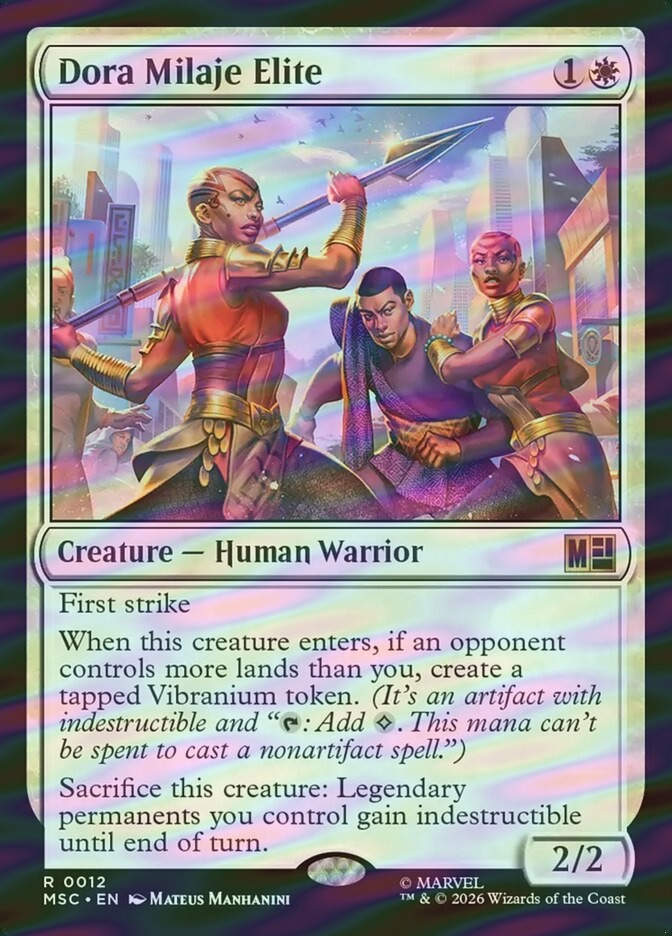 Dora Milaje Elite (MSC) (12) / Surge Foil