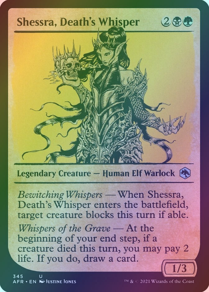 Shessra, Death's Whisper (AFR) (345) / Showcase / Foil