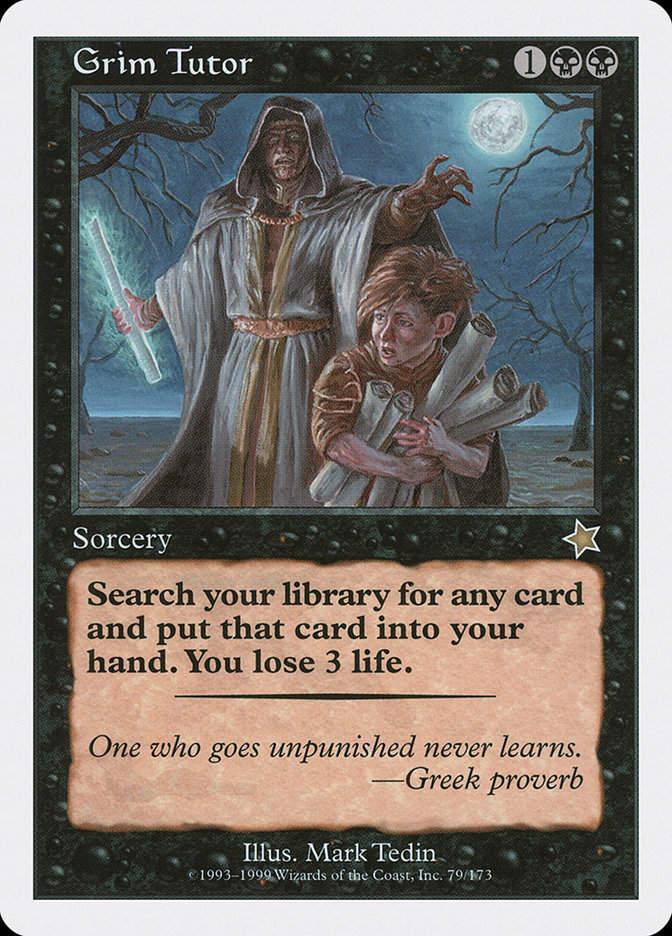 Grim Tutor (S99) (79)