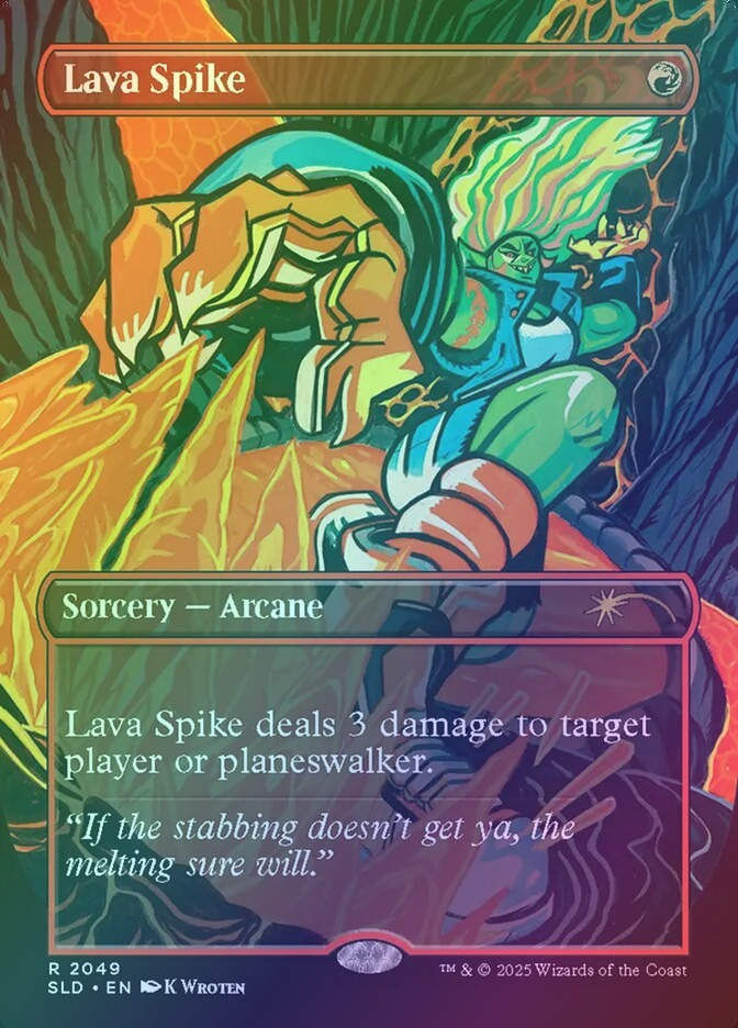 Lava Spike (SLD) (2049) / Foil