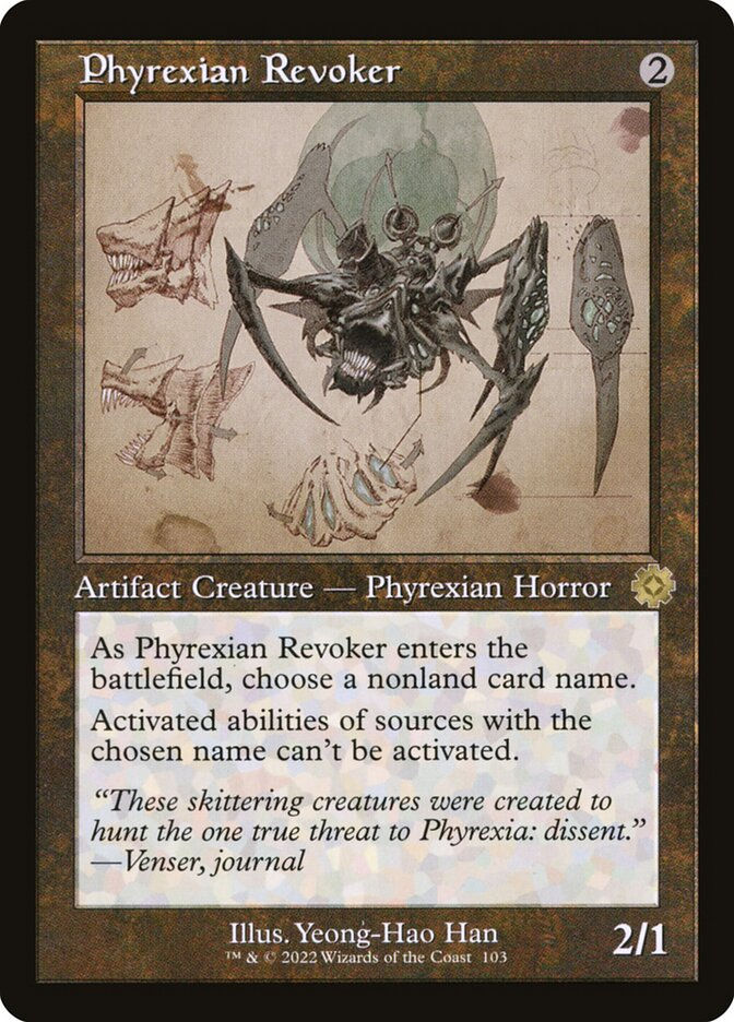 Phyrexian Revoker (BRR) (103) / Schematic