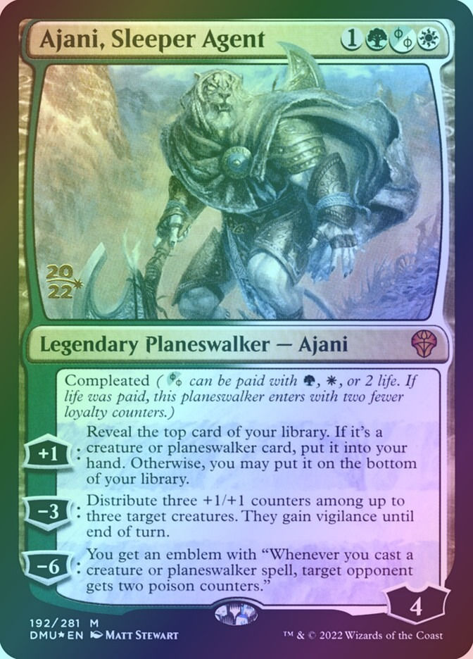 Ajani, Sleeper Agent (PDMU) (192s) / Foil