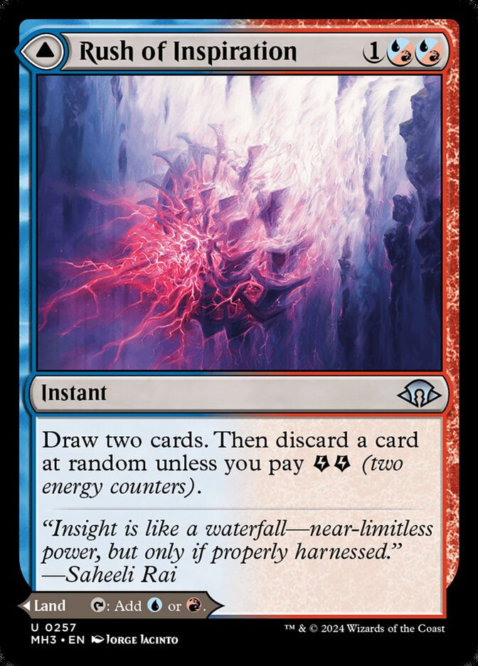 Rush of Inspiration // Crackling Falls (MH3) (257) — cara 1 de 2