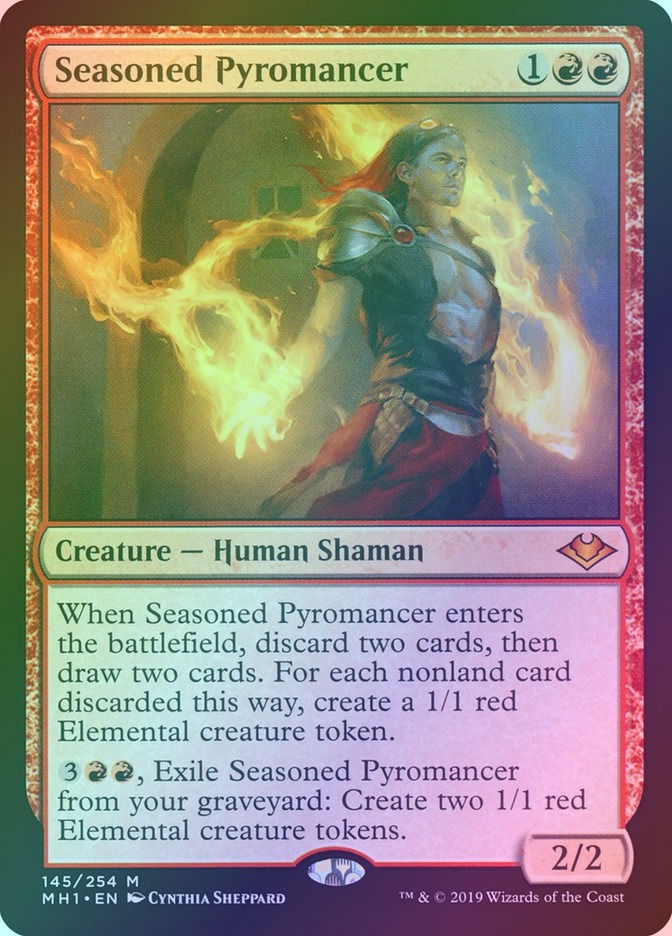 Seasoned Pyromancer (MH1) (145) / Foil