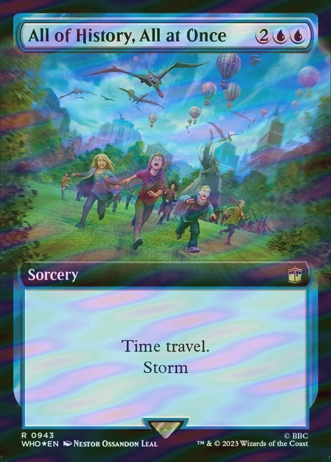 All of History, All at Once (WHO) (943) / Extended Art / Surge Foil