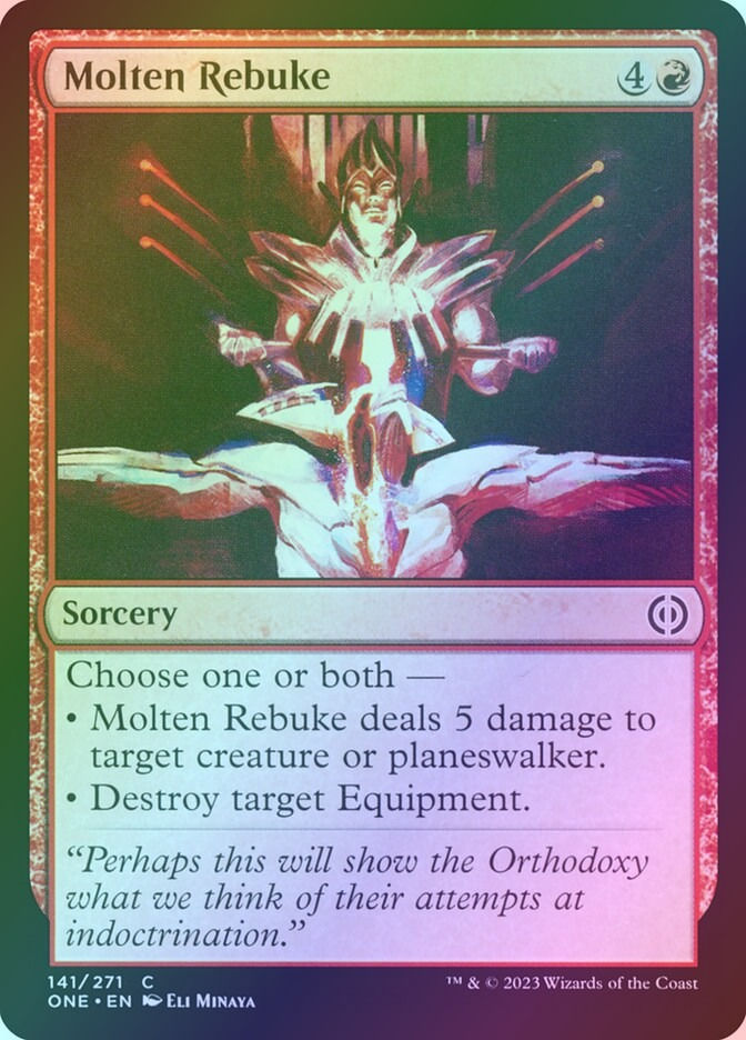 Molten Rebuke (ONE) (141) / Foil