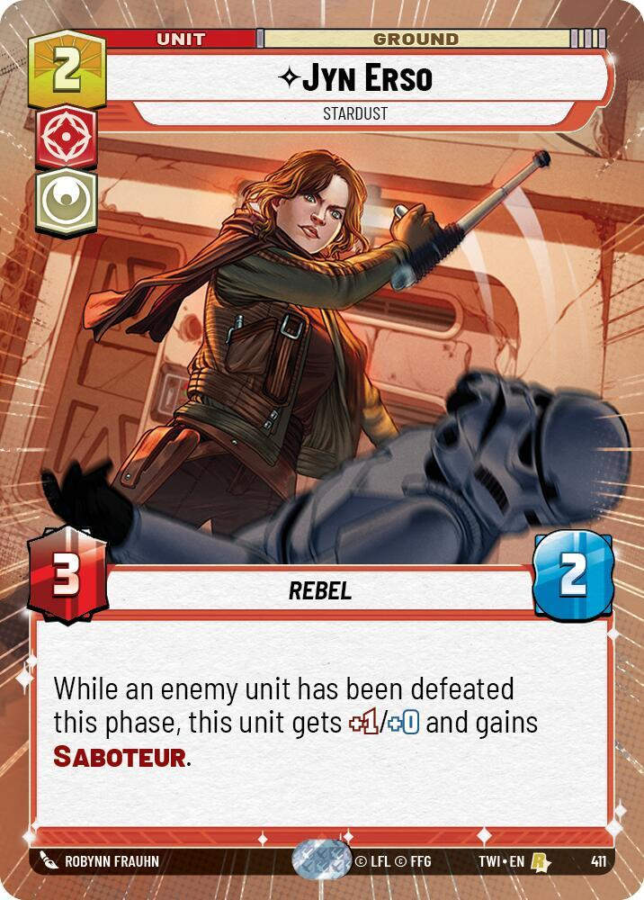 Jyn Erso - Stardust (Hyperspace) (TWI) (411) / Foil