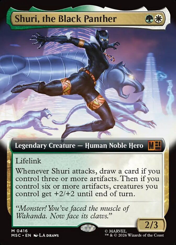 Shuri, the Black Panther (MSC) (416) / Extended Art