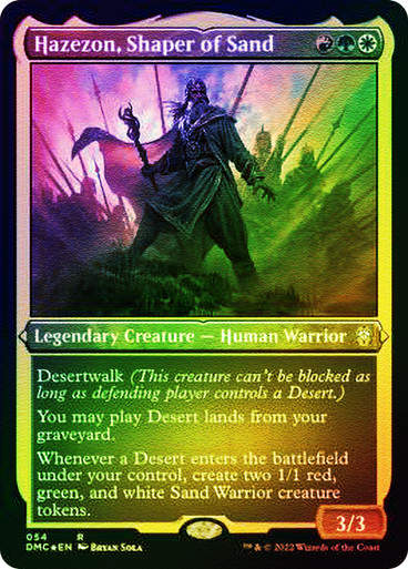 Hazezon, Shaper of Sand (DMC) / Foil Etched