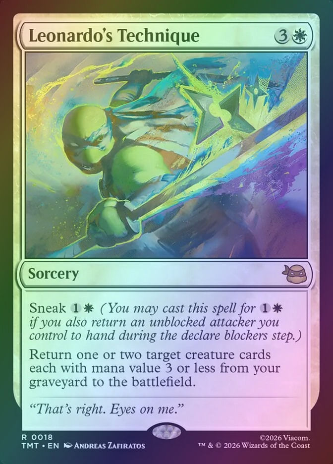 Leonardo's Technique (TMT) (18) / Foil