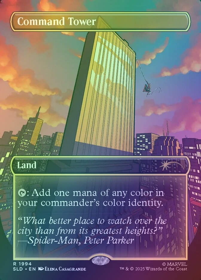 Command Tower (SLD) (1994) / Borderless / Foil