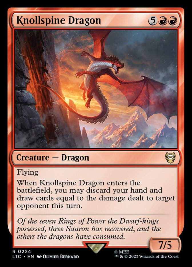 Knollspine Dragon (LTC) (224)
