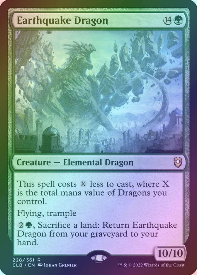 Earthquake Dragon (CLB) (228) / Foil